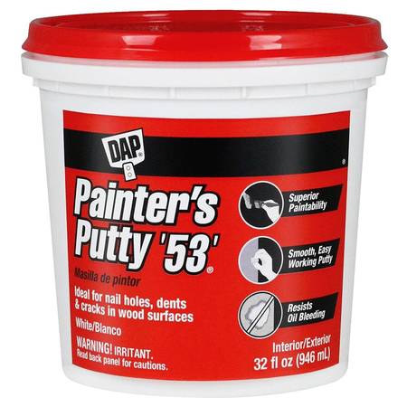 DAP 1 Qt White #53 Painter's Putty Professional Painter’s Putty 12244